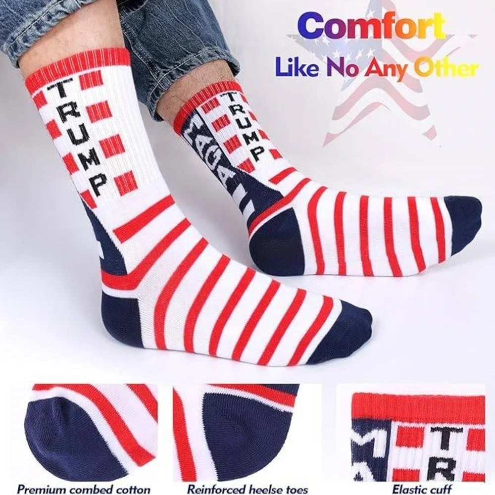 America Great Again MAGA Socks Unisex Republican Socks President‎ Trump Merchand